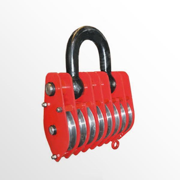 eight wheels lifting ring pulley block