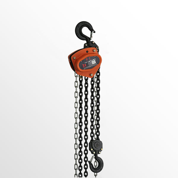 High quality HSA 3 ton Manual lifting chain pulley Chain hoist