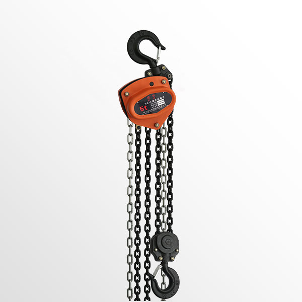 High quality HSA 5 ton Manual lifting chain pulley Chain hoist