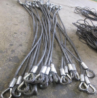 Pressing steel wire rope